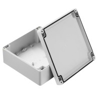 ZP150.150.60Sb-IP67 TM ASA - Enclosure hermetically sealed ZP150.150.60 white with brass bushing asa