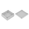 ZP150.150.60Sb-IP67 TM ASA - Enclosure hermetically sealed ZP150.150.60 white with brass bushing asa