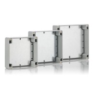 ZP150.150.60Sb-IP67 TM ASA - Enclosure hermetically sealed ZP150.150.60 white with brass bushing asa