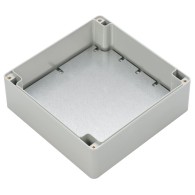 ZP150.150.60Sb-IP67 TM ASA - Enclosure hermetically sealed ZP150.150.60 white with brass bushing asa