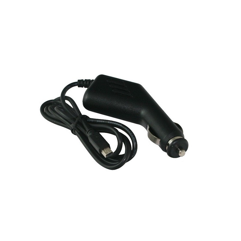 MiniUSB car power adapter, 5V 1A, RoHS