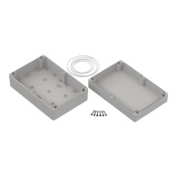 ZP210.140.75J TM ABS - Plastic enclosure ZP210.140.75 lightgray with brass bushing ABS