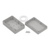 ZP210.140.75J TM ABS - Plastic enclosure ZP210.140.75 lightgray with brass bushing ABS