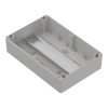 ZP210.140.75JH TM PC - Hermetic enclosure ZP210.140.75 lightgray with gasket and brass bushing PC