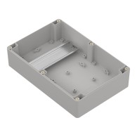 ZP210.140.75JH TM PC - Hermetic enclosure ZP210.140.75 lightgray with gasket and brass bushing PC