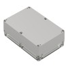 ZP210.140.75JpH TM ABS-PC - Hermetic enclosure ZP210.140.75 lightgray, transparent lid with gasket and brass bushing ABS-PC