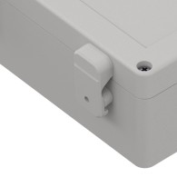 ZP210.140.75SJ-IP67 TM ABS - Enclosure hermetically sealed ZP210.140.75 lightgray with brass bushing ABS 