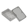 ZP210.140.75SJp-IP67 TM PC - Enclosure hermetically sealed ZP210.140.75 lightgray, transparent lid with brass bushing PC