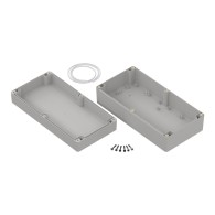 ZP240.120.75J TM ABS - Plastic enclosure ZP240.120.75 lightgray with brass bushing ABS