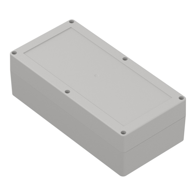 ZP240.120.75J TM PC - Plastic enclosure ZP240.120.75 lightgray with brass bushing PC