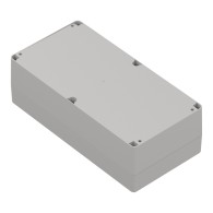 ZP240.120.75JH TM ABS - Hermetic enclosure ZP240.120.75 lightgray with gasket and brass bushing ABS