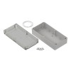 ZP240.120.75Jp TM ABS-PC - Plastic enclosure ZP240.120.75 lightgray, transparent lid with brass bushing ABS-PC