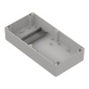 ZP240.120.75Jp TM PC - Plastic enclosure ZP240.120.75 lightgray, transparent lid with brass bushing PC