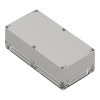 ZP240.120.75JpH TM ABS-PC - Hermetic enclosure ZP240.120.75 lightgray, transparent lid with gasket and brass bushing ABS-PC