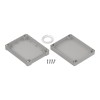 ZP240.190.60J TM ABS - Plastic enclosure ZP240.190.60 lightgray with brass bushing ABS