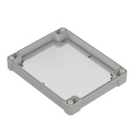 ZP240.190.60J TM ABS - Plastic enclosure ZP240.190.60 lightgray with brass bushing ABS