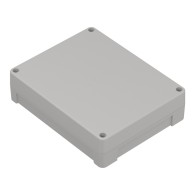 ZP240.190.60J TM PC - Plastic enclosure ZP240.190.60 lightgray with brass bushing PC