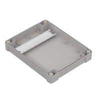 ZP240.190.60J TM PC - Plastic enclosure ZP240.190.60 lightgray with brass bushing PC