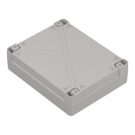 ZP240.190.60JH TM ABS - Hermetic enclosure ZP240.190.60 lightgray with gasket and brass bushing ABS