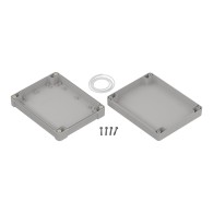 ZP240.190.60JH TM ABS - Hermetic enclosure ZP240.190.60 lightgray with gasket and brass bushing ABS