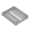 ZP240.190.60JH TM ABS - Hermetic enclosure ZP240.190.60 lightgray with gasket and brass bushing ABS