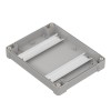 ZP240.190.60JH TM ABS - Hermetic enclosure ZP240.190.60 lightgray with gasket and brass bushing ABS