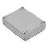 ZP240.190.60Jp TM ABS-PC - Plastic enclosure ZP240.190.60 lightgray, transparent lid with brass bushing ABS-PC