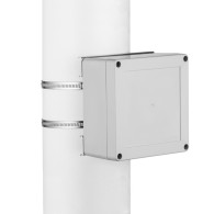 ZP240.190.60SJ-IP67 TM ABS - Enclosure hermetically sealed ZP240.190.60 lightgray with brass bushing ABS 