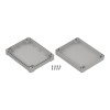 ZP240.190.60SJ-IP67 TM PC - Enclosure hermetically sealed ZP240.190.60 lightgray with brass bushing PC