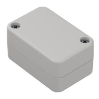 ZP60.40.30J TM ABS - Plastic enclosure ZP60.40.30 lightgray with gasket and brass bushing ABS