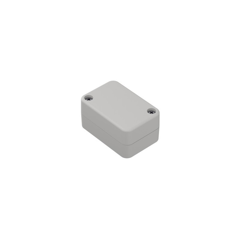 ZP60.40.30J TM PC - Plastic enclosure ZP60.40.30 lightgray with brass bushing PC