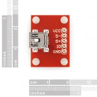 Płytka uniwersalna ze złączem USB Mini-B Sparkfun