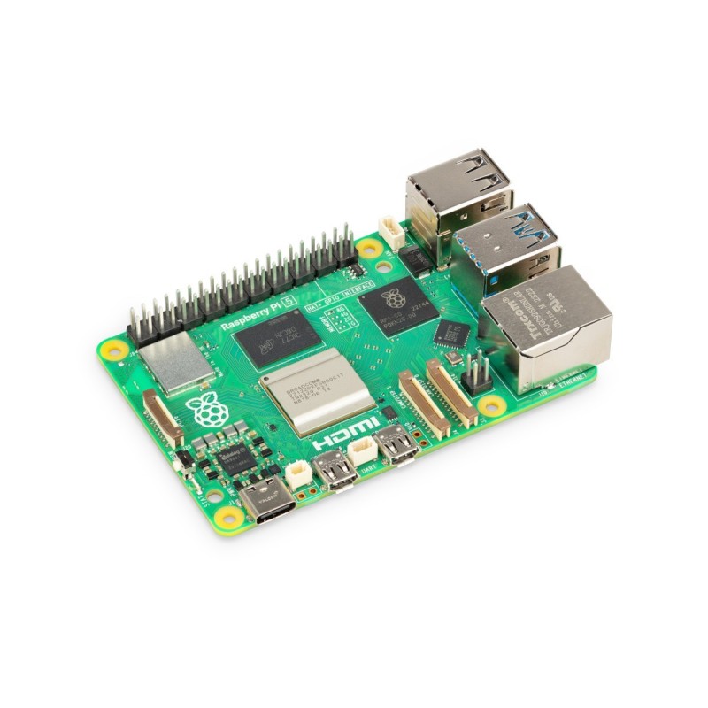 Raspberry Pi 5 16GB RAM, 2,4GHz, WiFi DualBand, Bluetooth, PCIe 2.0, 2x CSI/DSI, 2x USB 3.0, 2x 4Kp60 microHDMI