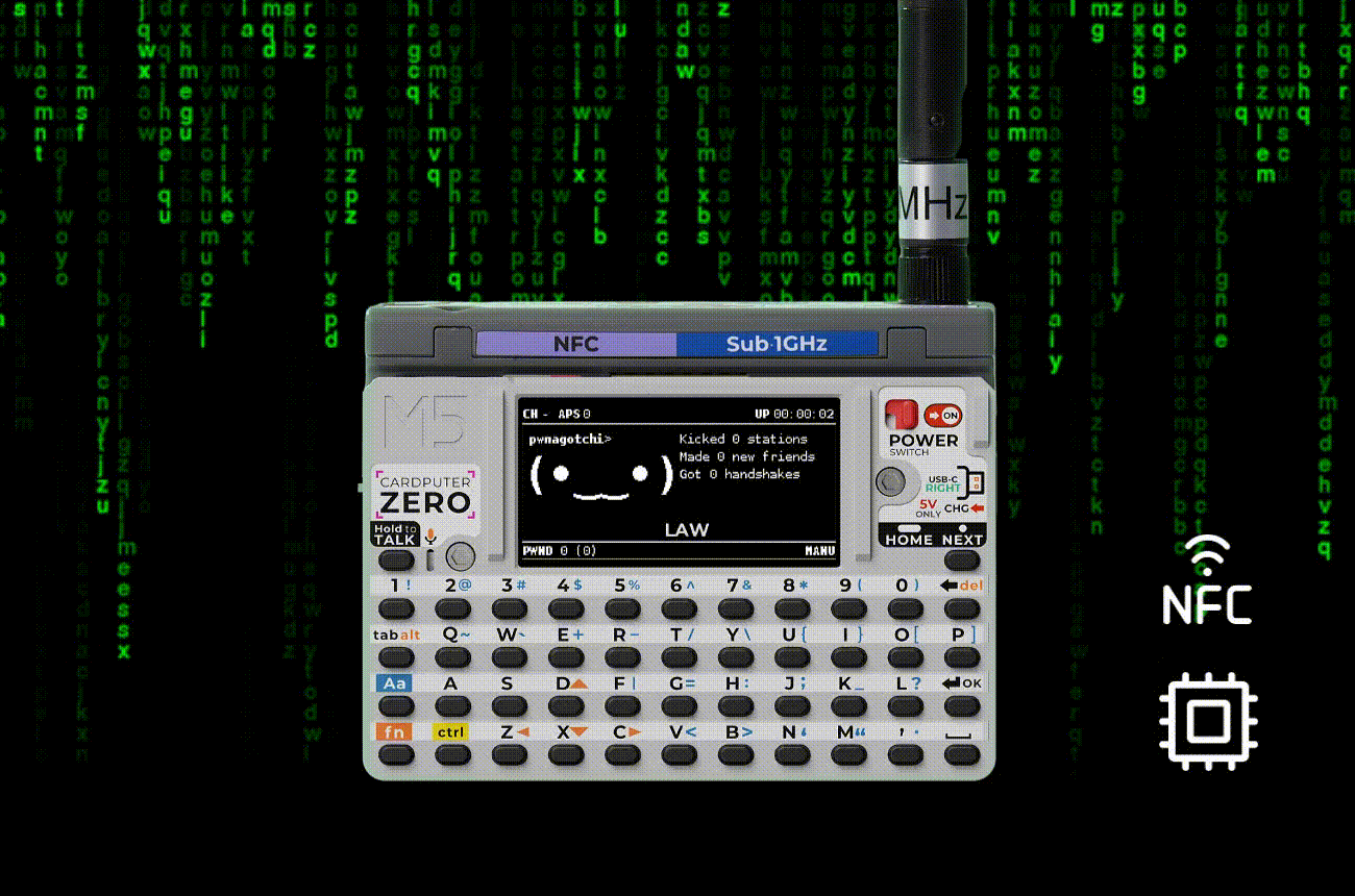 M5Stack CardputerZero - narzędzia cyberbezpieczeństwa