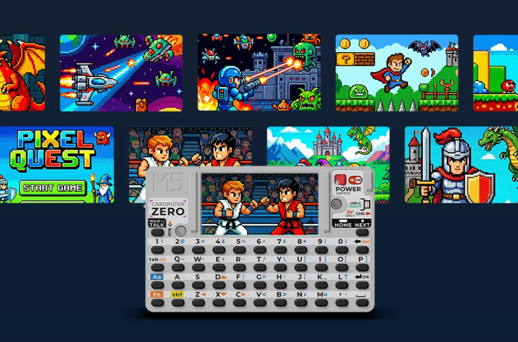 M5Stack CardputerZero - retro gaming